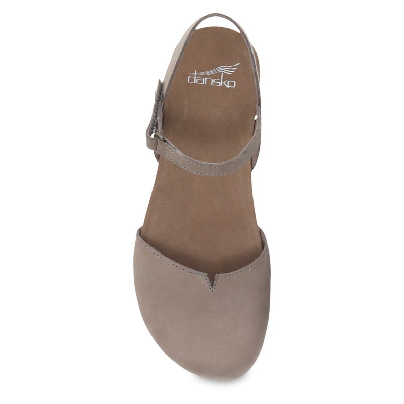 Dansko Rowan Sandal for Women - Memory Foam and Cork Footbed for Comfort and Arch Support - Lightweight Rubber Outsole for Long-Lasting Wear Taupe 9.5-10 M US - Image 2